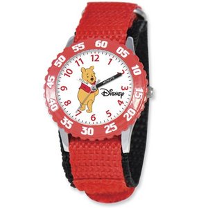 Winnie The Pooh 7  Nylon Band With Velcro Closure