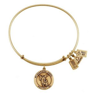 Wind   Fire  Guardian Angel Charm  Expandable Bracelet