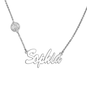 Saint Monica Custom Name Necklace