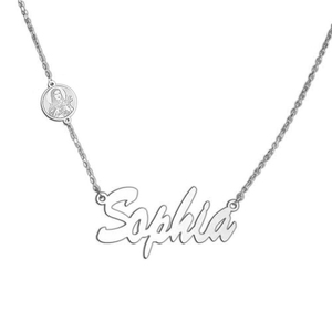 Saint Theresa Custom Name Necklace