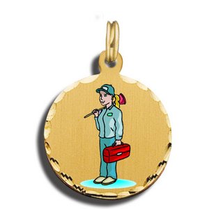 Female Plumber Charm