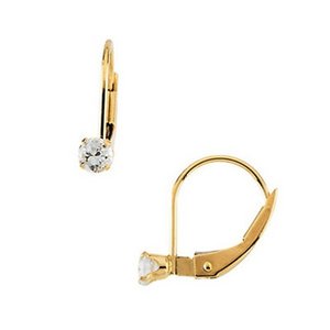 14K Yellow Gold Children s Earrings