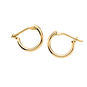 14K Yellow or White Gold Children s Hoop Earring