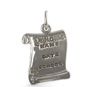 School Opened Diploma Charm