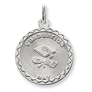 Round Graduation Disc Pendant Charm