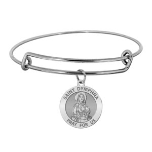 Saint Dymphna Expandable Bracelet