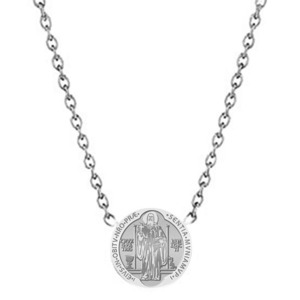 Saint Benedict Pendant with 18 Inch Chain