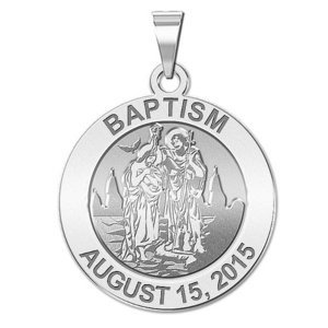 Personalized Baptism Religious Medal  EXCLUSIVE 