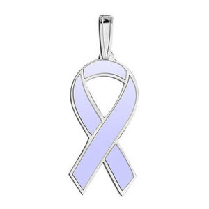 Awareness Ribbon Periwinkle Color Charm