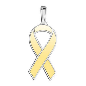 Awareness Ribbon Peach Color Charm