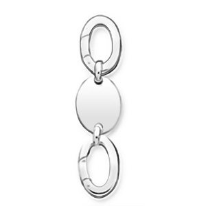 Engravable Sterling Silver Keychain