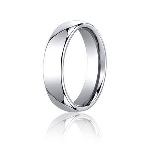 Cobalt Chrome Comfort Fit 6mm Wedding Band