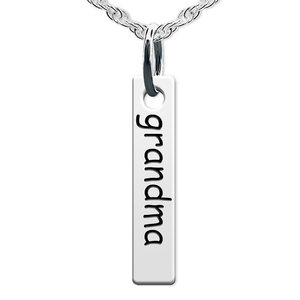 Grandma Tall Tag Charm