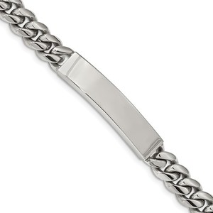 Custom Engraved Stainless Steel Men s Curb Link ID Bracelet